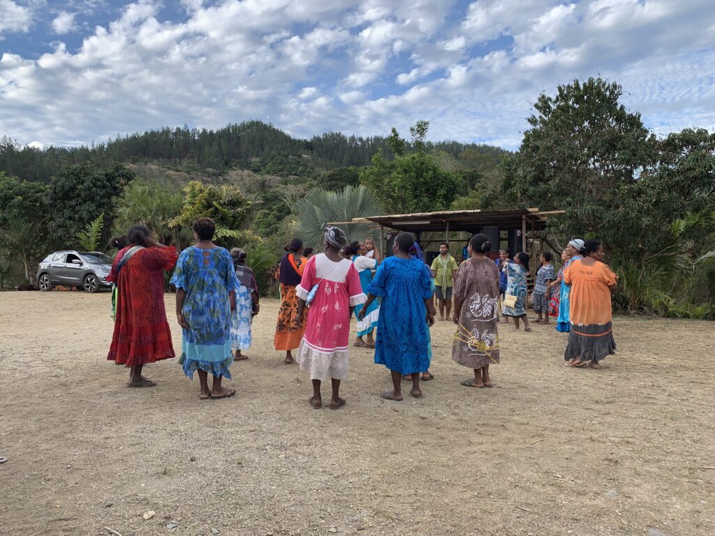 Femmes en robes mission. Octobre 2019, Nétchaot. © Claude Grin.